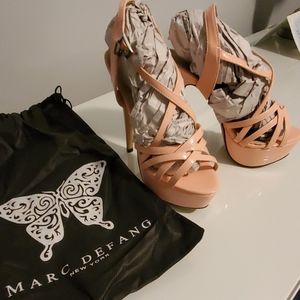 Pink Marc Defang platform heel 8